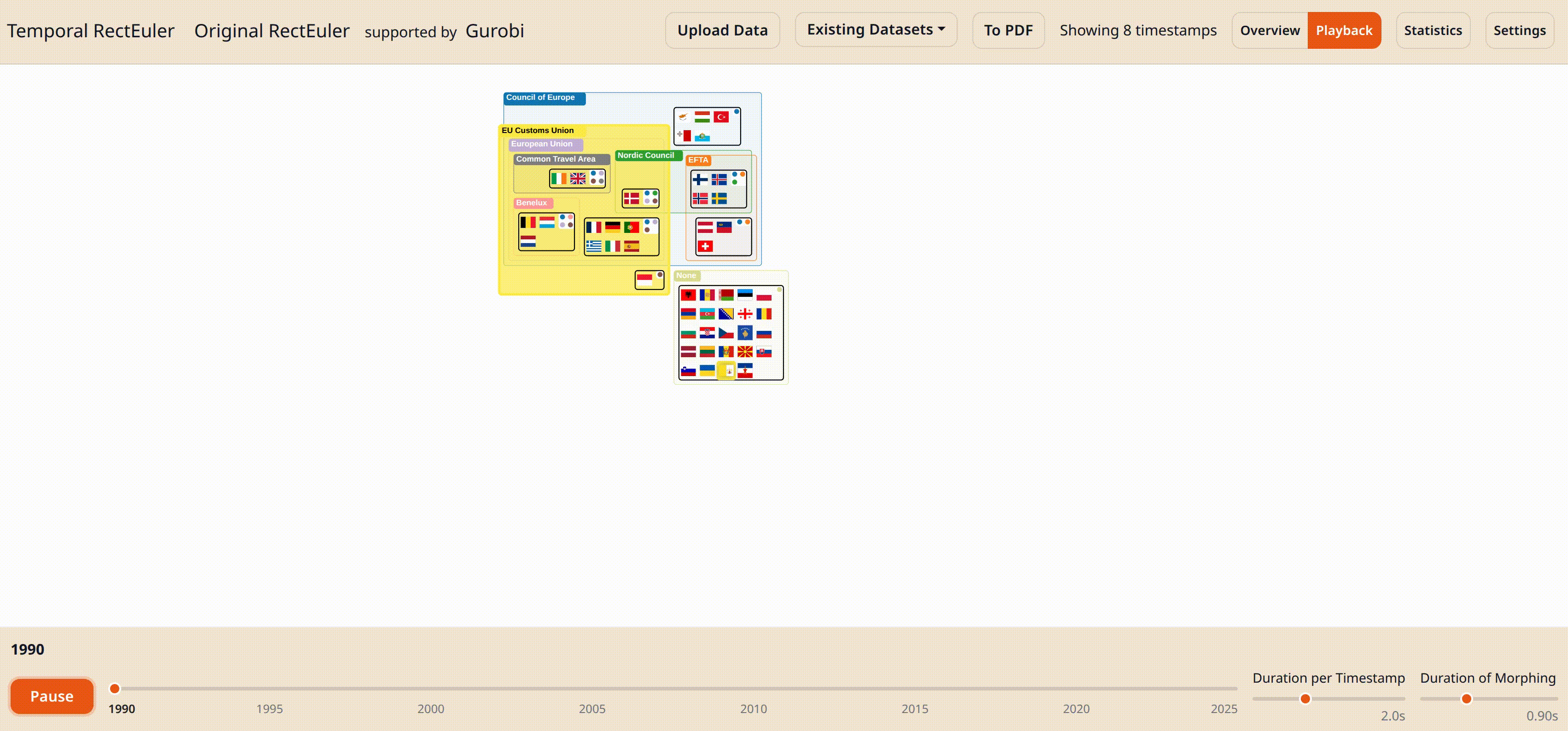 Playback Mode visualization
